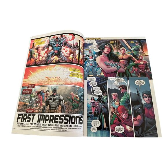 DC Justice League #51-52 Jurgens Grummett Abnett Pelletier - Picture 7 of 12